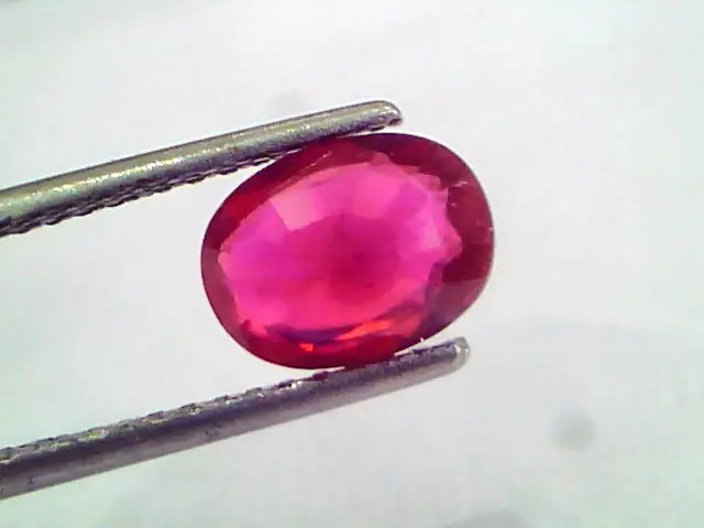 2.30 Ct Natural Ruby Gemstone Manek Gem for Sun (Heated)