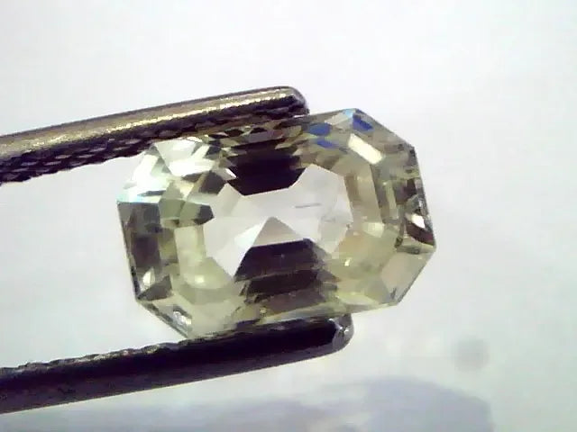 2.29 Ct Unheated Untreated Natural Ceylon Yellow Sapphire/Pukhraj - Venus Gems