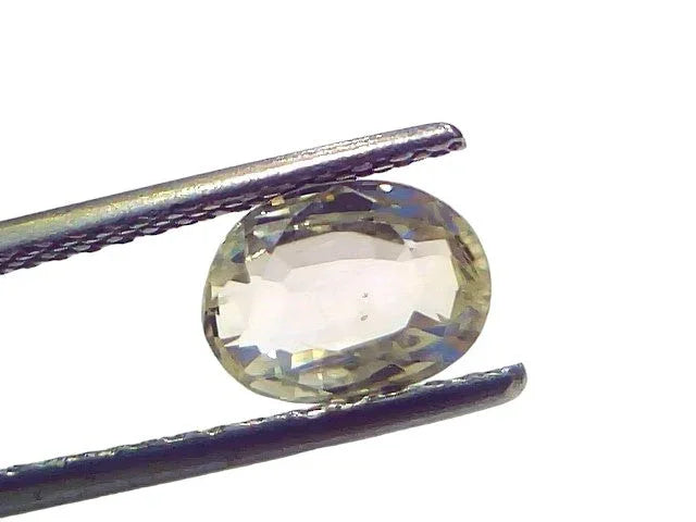 2.29 Ct Certified Unheated Untreated Natural Ceylon Yellow Sapphire Gems - Venus Gems