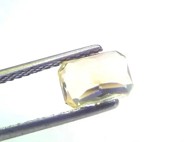 2.29 Ct GII Certified Unheated Untreated Natural Ceylon Yellow Sapphire - Venus Gems