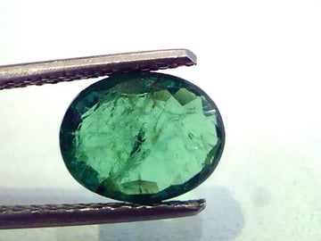 2.31 Ct Unheated Untreated Natural Zambian Emerald Panna Mercury Stone