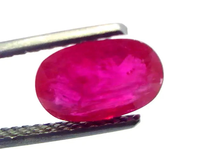 2.30 Ct Certified Unheated Untreated Natural Mozambique Ruby