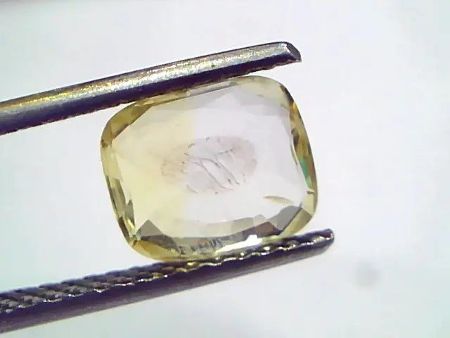 2.37 Ct Unheated Untreated Natural Ceylon Yellow Sapphire Gemstone