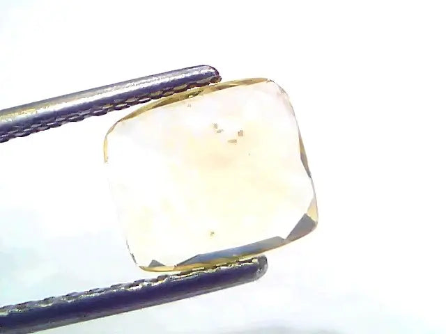 2.24 Ct Certified Unheated Untreated Natural Ceylon Yellow Sapphire