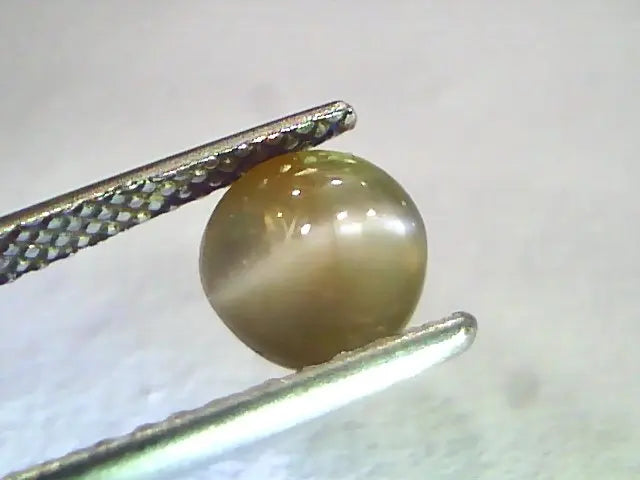 2.33 Ct Certified Untreated Natural Chrysoberyl Cats Eye,Lehsunia
