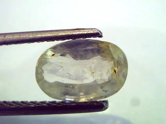 2.31 Ct Unheated Untreated Natural Ceylon Yellow Sapphire Pukhraj