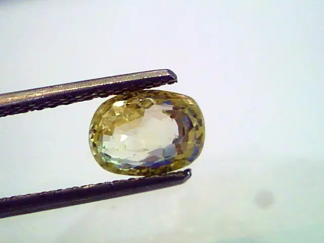 2.32 Ct Unheated Untreted Natural Ceylon Yellow Sapphire Pukhraj
