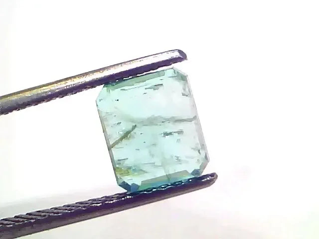 2.33 Ct Certified Untreated Natural Zambian Emerald Panna Gemstone - Venus Gems