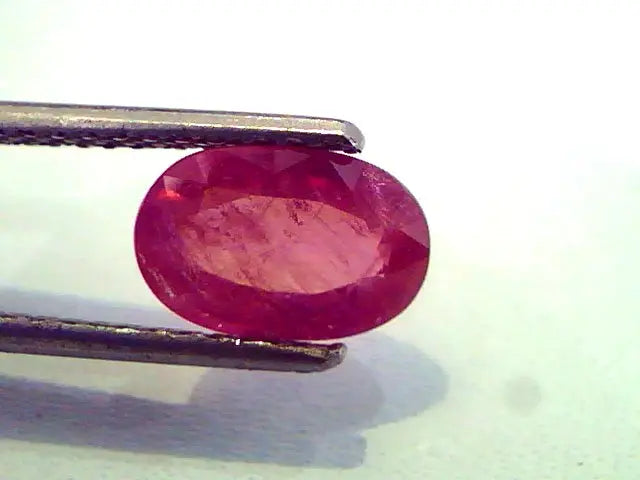 2.32 Ct Natural Ruby Gemstone Manek Gem for Sun (Heated)