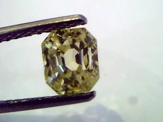 2.32 Ct Unheated Untreated Natural Ceylon Yellow Sapphire/Pukhraj