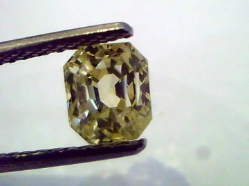 2.32 Ct Unheated Untreated Natural Ceylon Yellow Sapphire/Pukhraj