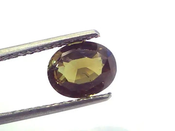 2.33 Ct Untreated Natural GII Certified Colour Changing Alexandrite