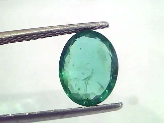 2.33 Ct IGI Certified Untreated Natural Zambian Emerald Gemstone AAA
