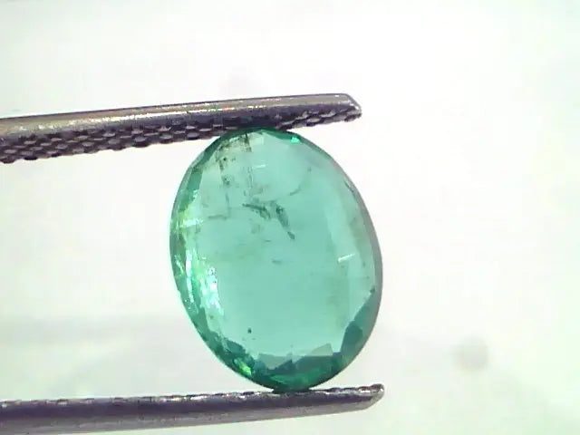 2.33 Ct IGI Certified Untreated Natural Zambian Emerald Gemstone AAA