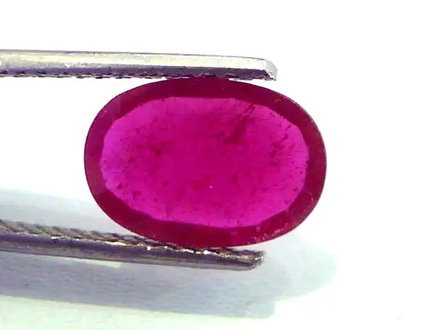 2.33 Ct IGL Certified Natural Ruby Gemstone for Sun (Heated)