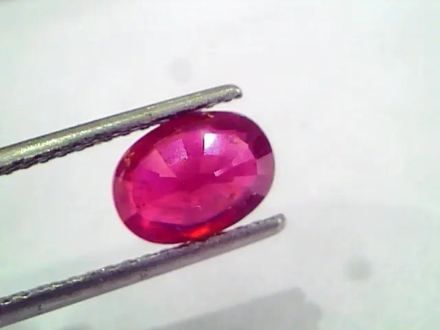 2.34 Ct Natural Ruby Gemstone Manek Gem for Sun (Heated)