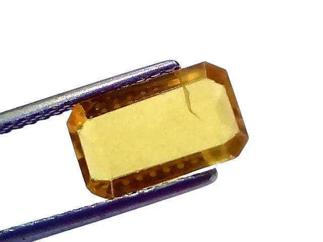 2.33 Ct Natural Yellow Sapphire Pukhraj Jupiter Gemstone (Heated) - Venus Gems