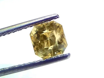 2.33 Ct Gii Certified Unheated Untreated Natural Ceylon Yellow Sapphire AAA