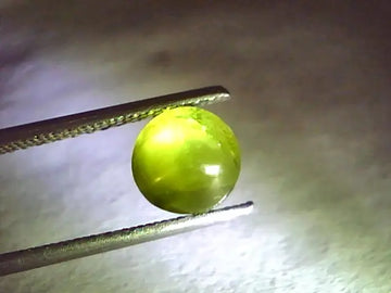 2.31 Ct Certified Untreated Natural Ceylon Chrysoberyl Cats Eye Gemstone