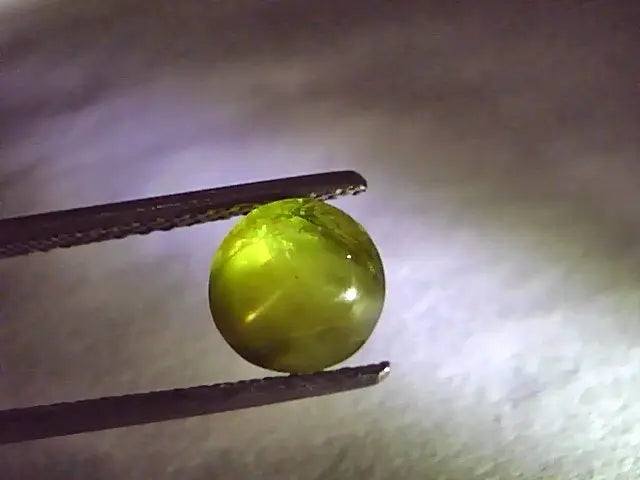 2.31 Ct Certified Untreated Natural Ceylon Chrysoberyl Cats Eye Gemstone