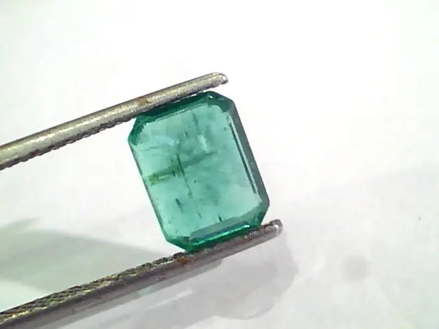 2.42 Ct Untreated Natural Zambian Emerald Gemstone Panna AAA