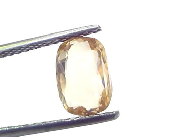 2.36 Ct Certified Unheated Untreated Natural Ceylon Yellow Sapphire - Venus Gems