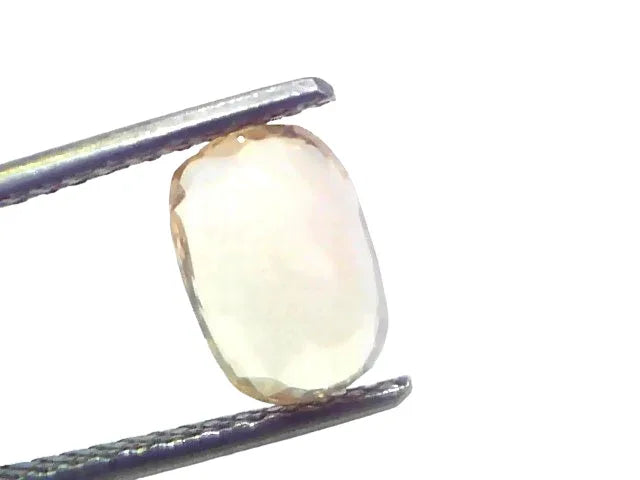 2.36 Ct Certified Unheated Untreated Natural Ceylon Yellow Sapphire - Venus Gems