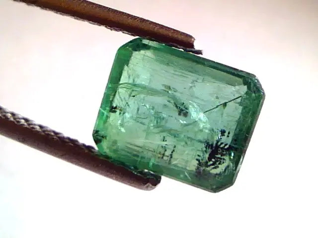 2 Ct Untreated Natural Zambian Emerald Panna Mercury Gemstone