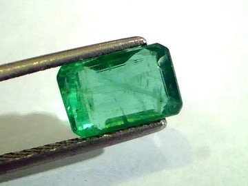2.35 Ct Unheated Untreated Natural Zambian Emerald Gemstone AA