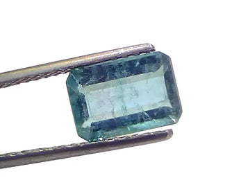 2.35 Ct GII Certified Untreated Natural Zambian Emerald Panna Gemstone