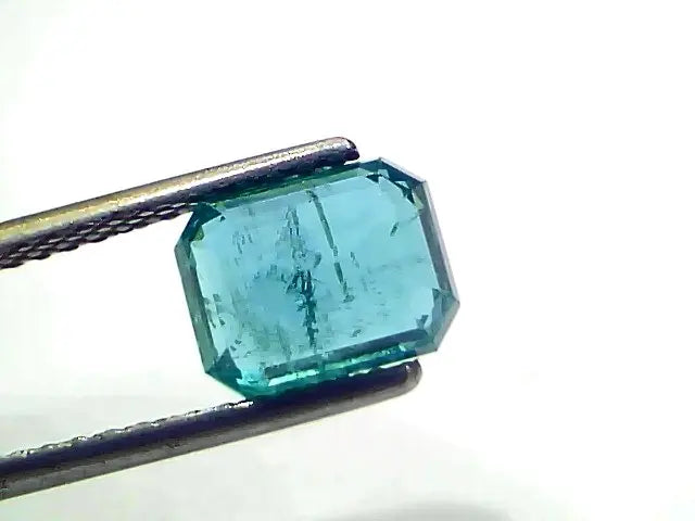 2.35 Ct IGI Certified Untreated Natural Zambian Emerald Gemstone AAA