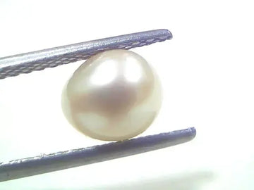 2.34 Ct 3.56 Chaw Natural Basra Pearl Real Basra Moti Certified - Venus Gems