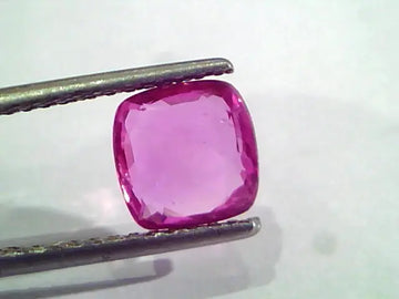2.35 Ct GII Certified Unheated Untreated Natural Madagaskar Ruby