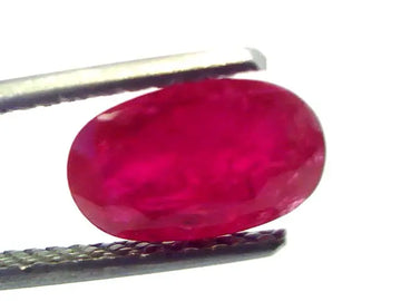 2.34 Ct Certified Untreated Natural Mozambique Ruby