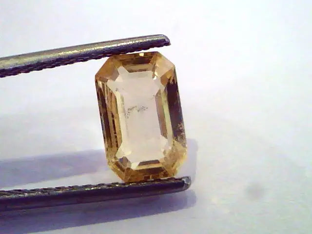 2.33 Ct Unheated Untreated Natural Ceylon Yellow Sapphire/Pukhraj