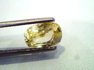 2.36 Ct Unheated Untreated Natural Ceylon Yellow Sapphire Gems