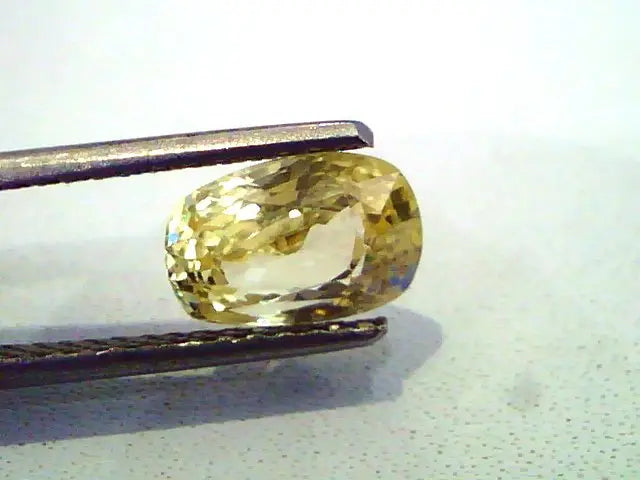 2.36 Ct Unheated Untreated Natural Ceylon Yellow Sapphire Gems