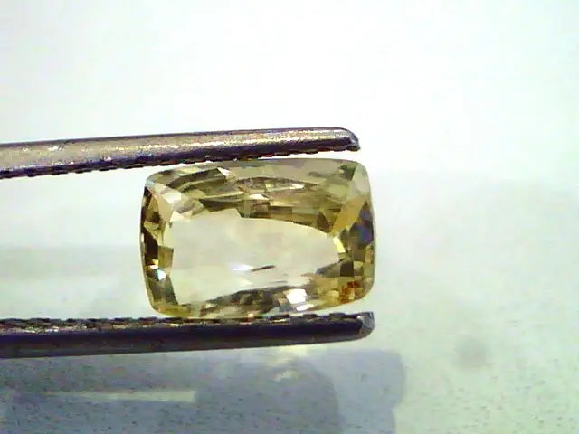 2.40 Ct Unheated Untreated Natural Ceylon Yellow Sapphire Gems