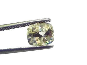 2.35 Ct Certified Unheated Untreated Natural Ceylon Yellow Sapphire - Venus Gems