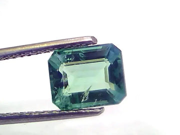 2.36 Ct GII Certified Untreated Natural Zambian Emerald Gemstone AAAAA