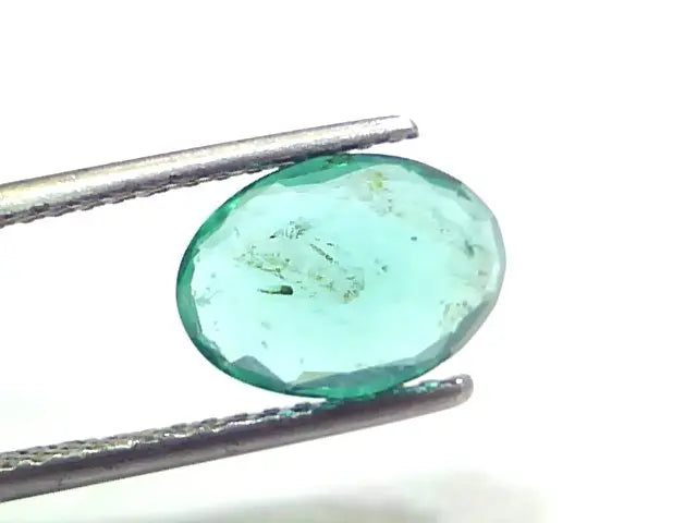 2.36 Ct GII Certified Untreated Natural Zambian Emerald Gems AAAAA