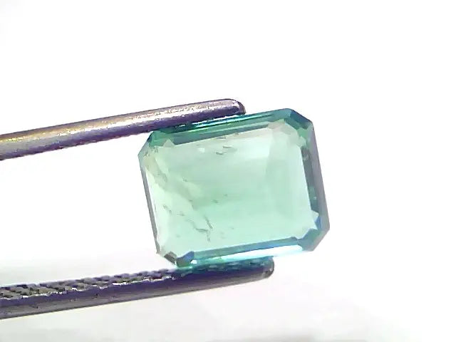 2.36 Ct GII Certified Untreated Natural Zambian Emerald Gemstone AAAAA
