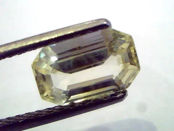 2.36 Ct Unheated Untreated Natural Ceylon Yellow Sapphire/Pukhraj