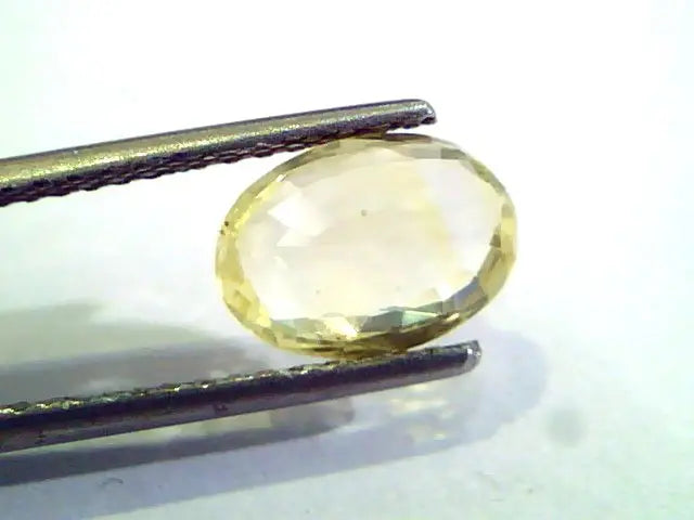 2.37 Ct Unheated Untreated Natural Ceylon Yellow Sapphire Gems