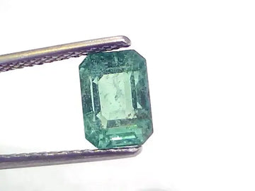 2.37 Ct GII Certified Untreated Natural Zambian Emerald Gemstone - Venus Gems