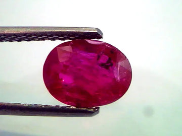 2.37 Ct Untreated Natural Mozambique Blood Red Ruby No Treatment