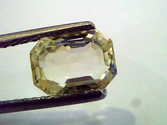 2.37 Ct Unheated Untreated Natural Ceylon Yellow Sapphire/Pukhraj