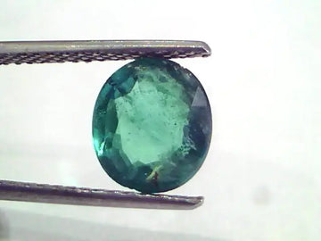 2.38 Ct Untreated Natural Zambian Emerald Gemstone Panna AAA