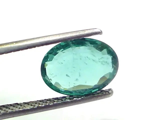 2.38 Ct GII Certified Untreated Natural Zambian Emerald Gems AAAAA