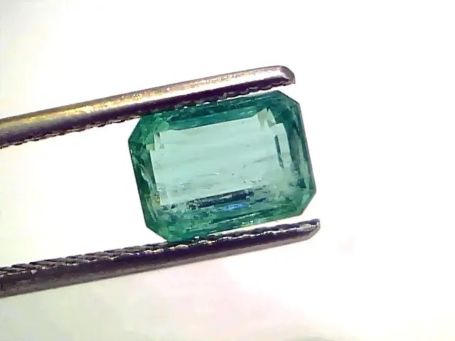 2.38 Ct GII Certified Untreated Natural Zambian Emerald Gemstone